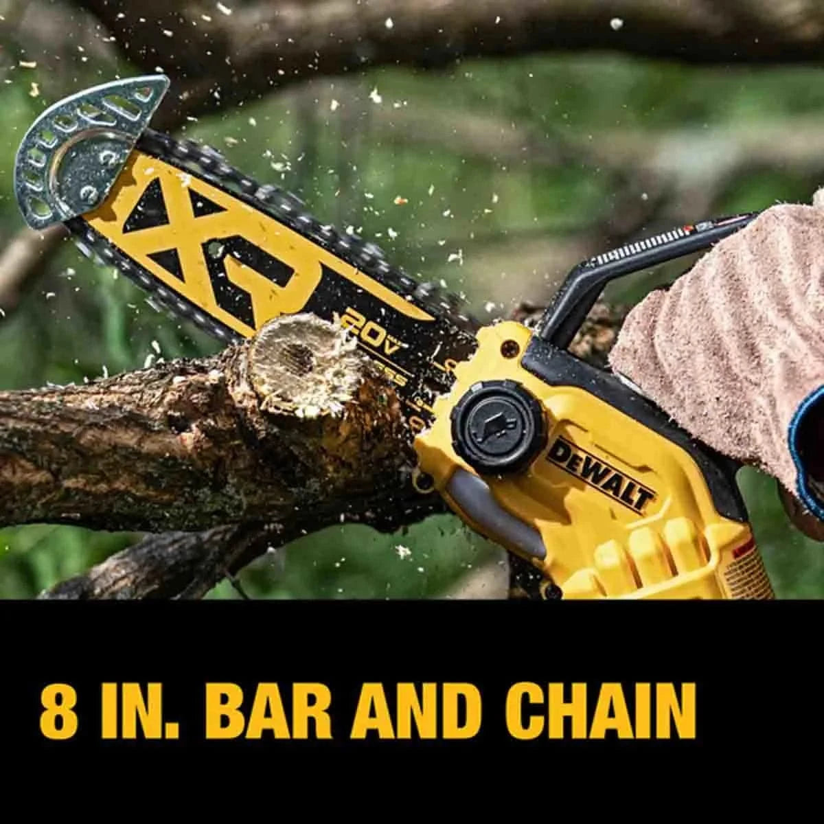 DeWalt 20V MAX 8 in. Brushless Cordless Pruning Chainsaw Kit 8 in. Bar and Chain