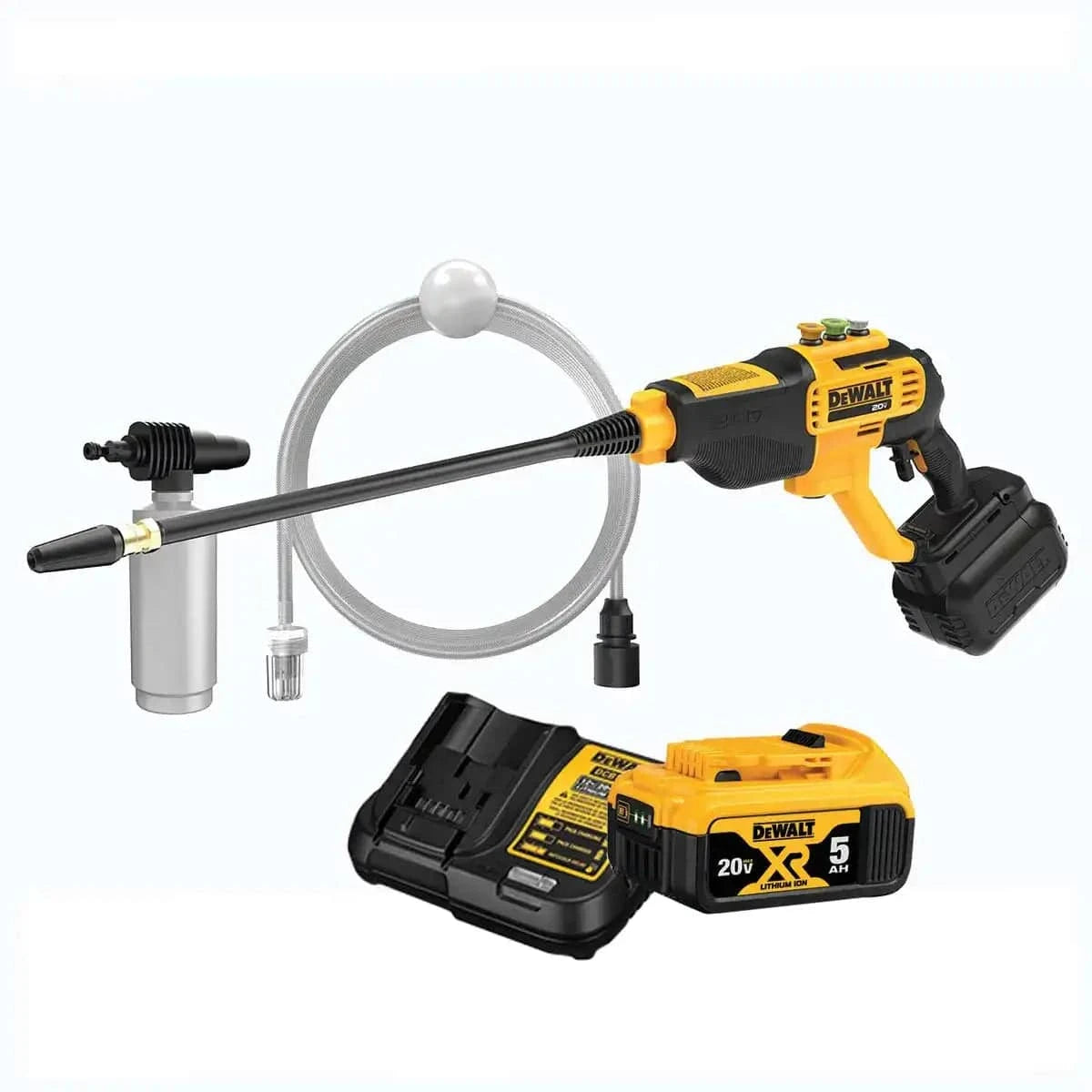 cordless portable power washer DeWalt 20V Max Cordless Power Cleaner Kit