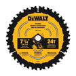 DeWalt 24-Tooth 7-1/4" Circular Saw Blade