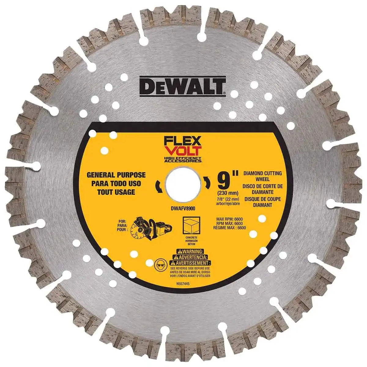 DWAFV8900 Diamond Cutting Wheel