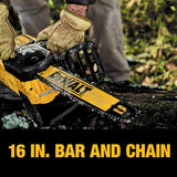 DeWalt Chainsaw 60V Max 16 inch Flexvolt Kit Bar and Chain