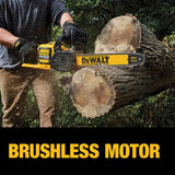 DeWalt Flexvolt 16in Cordless Chainsaw  Brushless Motor