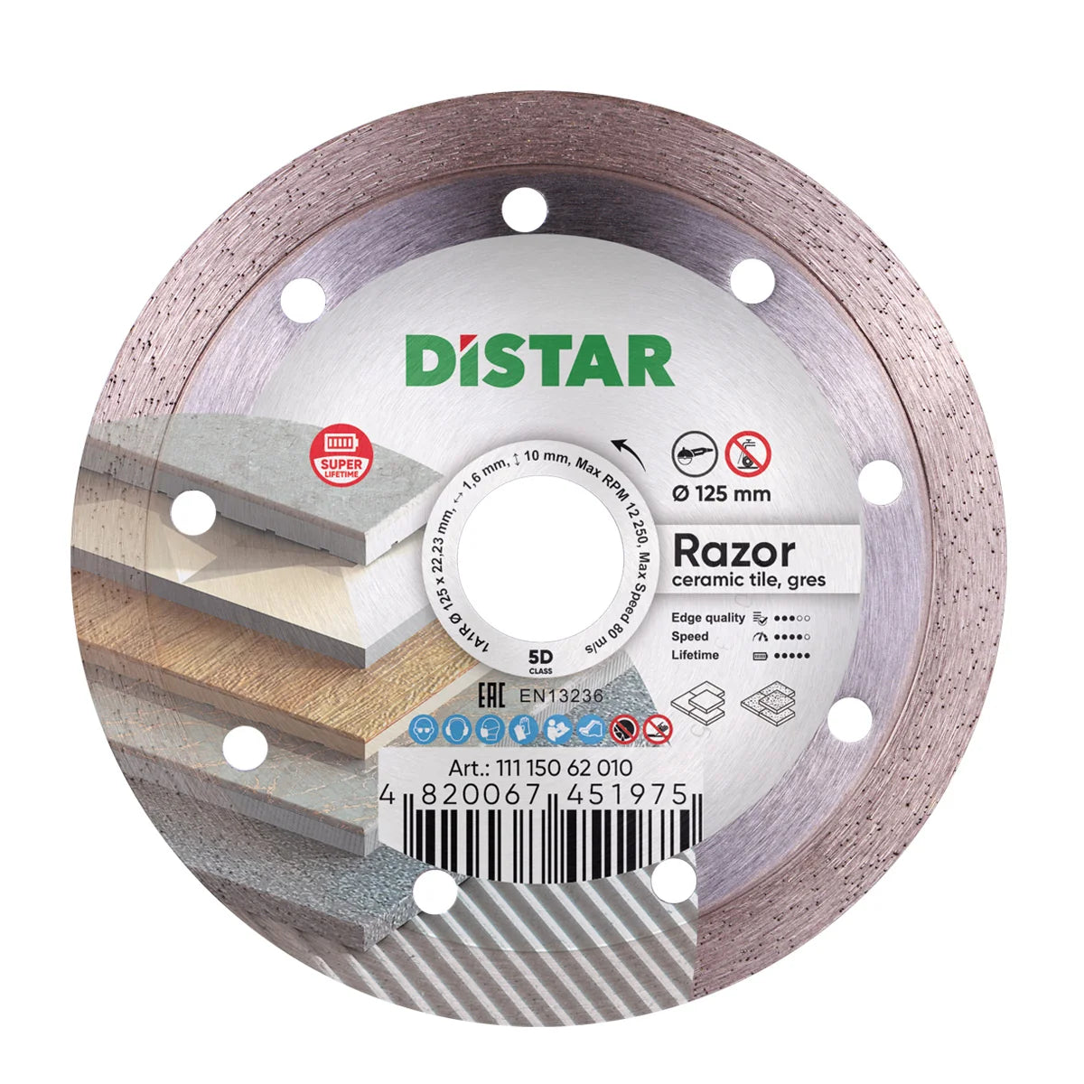 DiStar Razor 5" Diamond Blade