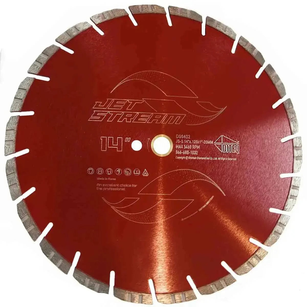 DiteqJS-S Jet Stream Concrete and Masonry Blades