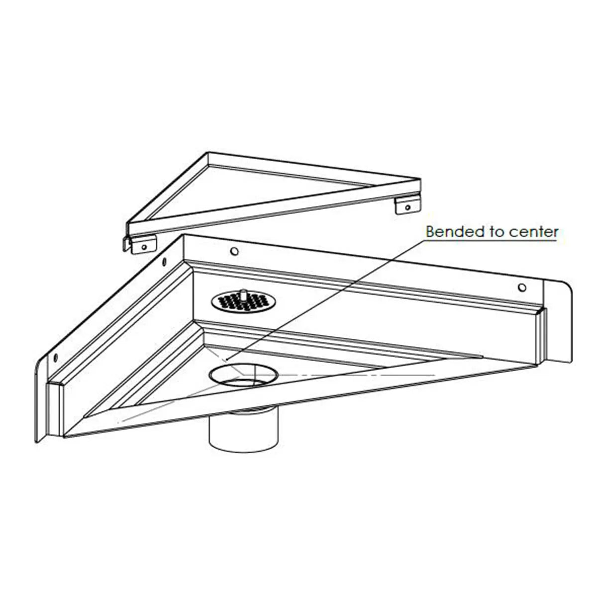 Drains Unlimited DUFT-T9 Shower Drain spec view