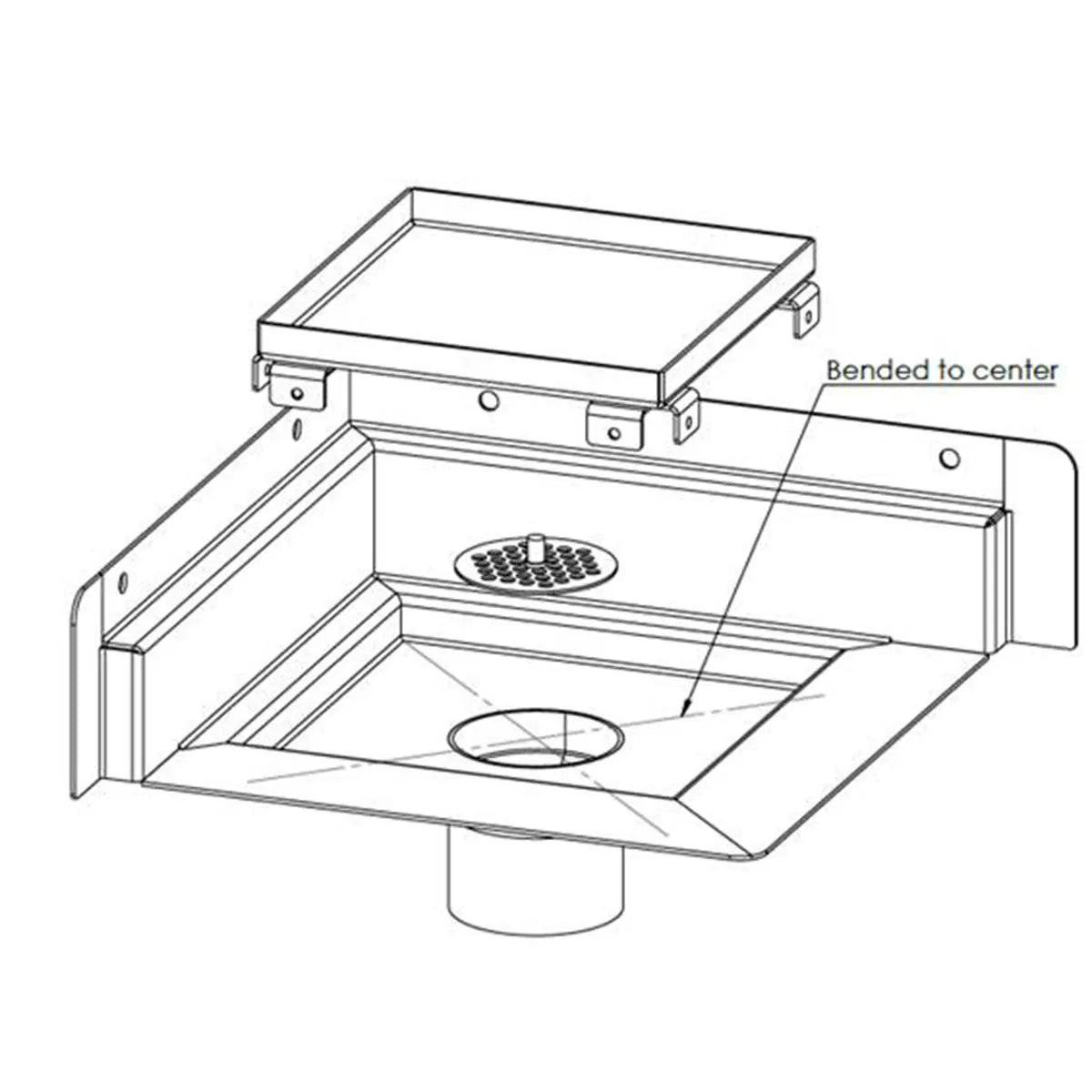 Drains Unlimited DUFT-S6 Shower Drain spec view