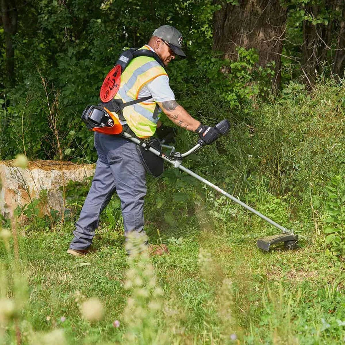ECHO 56V Pro Brushcutter, w/ 5AH Battery & Rapid Charger