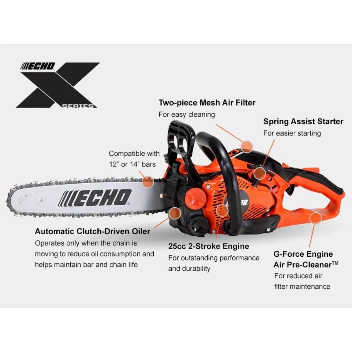 ECHO CS-2511P Chainsaw Specs