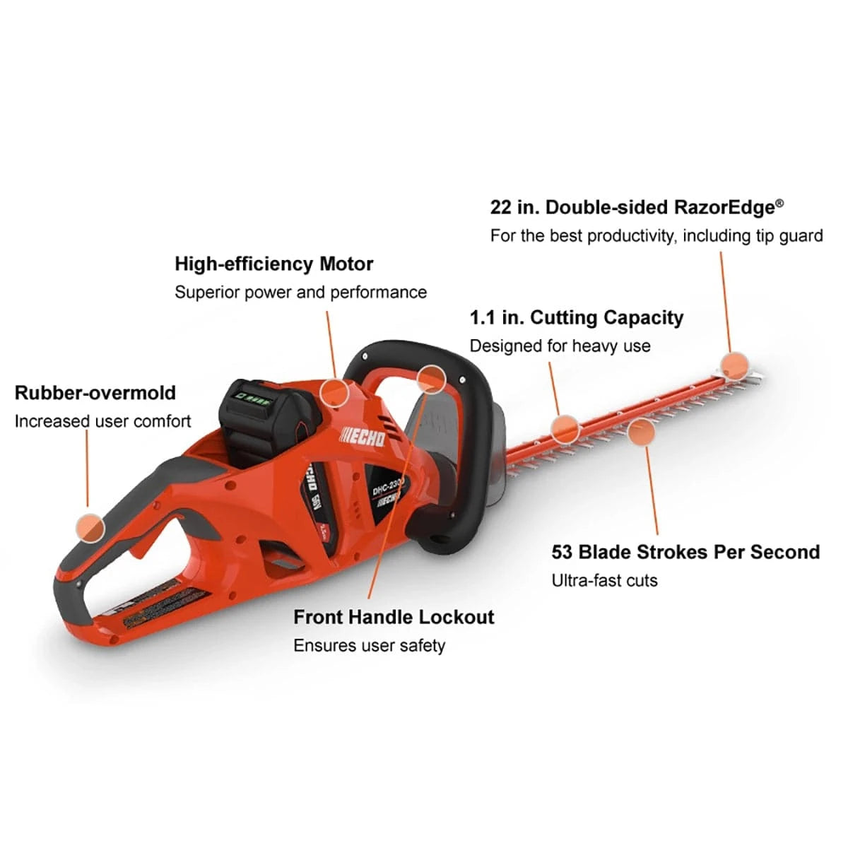 ECHO DHC-2300 Hedge Trimmer (Tool Only)