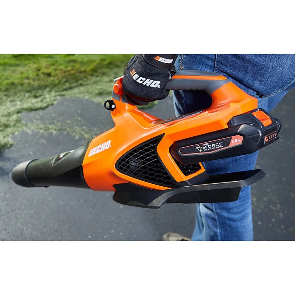 ECHO DPB-2500 Rapid Handheld Blower In Use