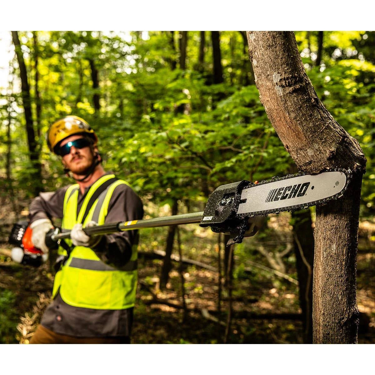 ECHO DPPT-2600H Power Pruner Kit In Use