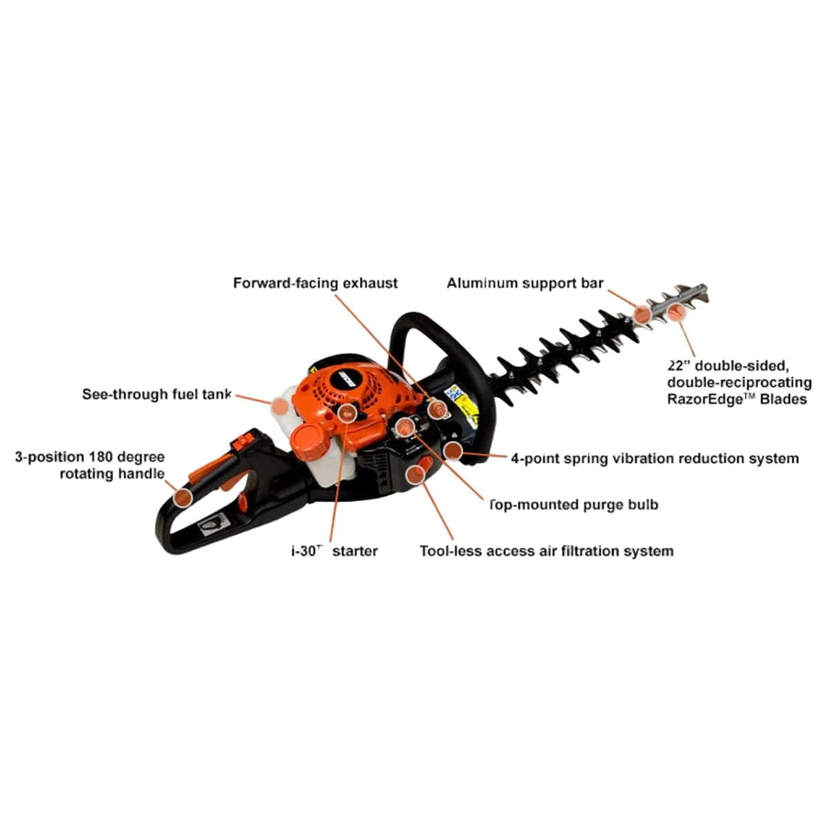 ECHO HC-2210 Hedge Trimmer Specs