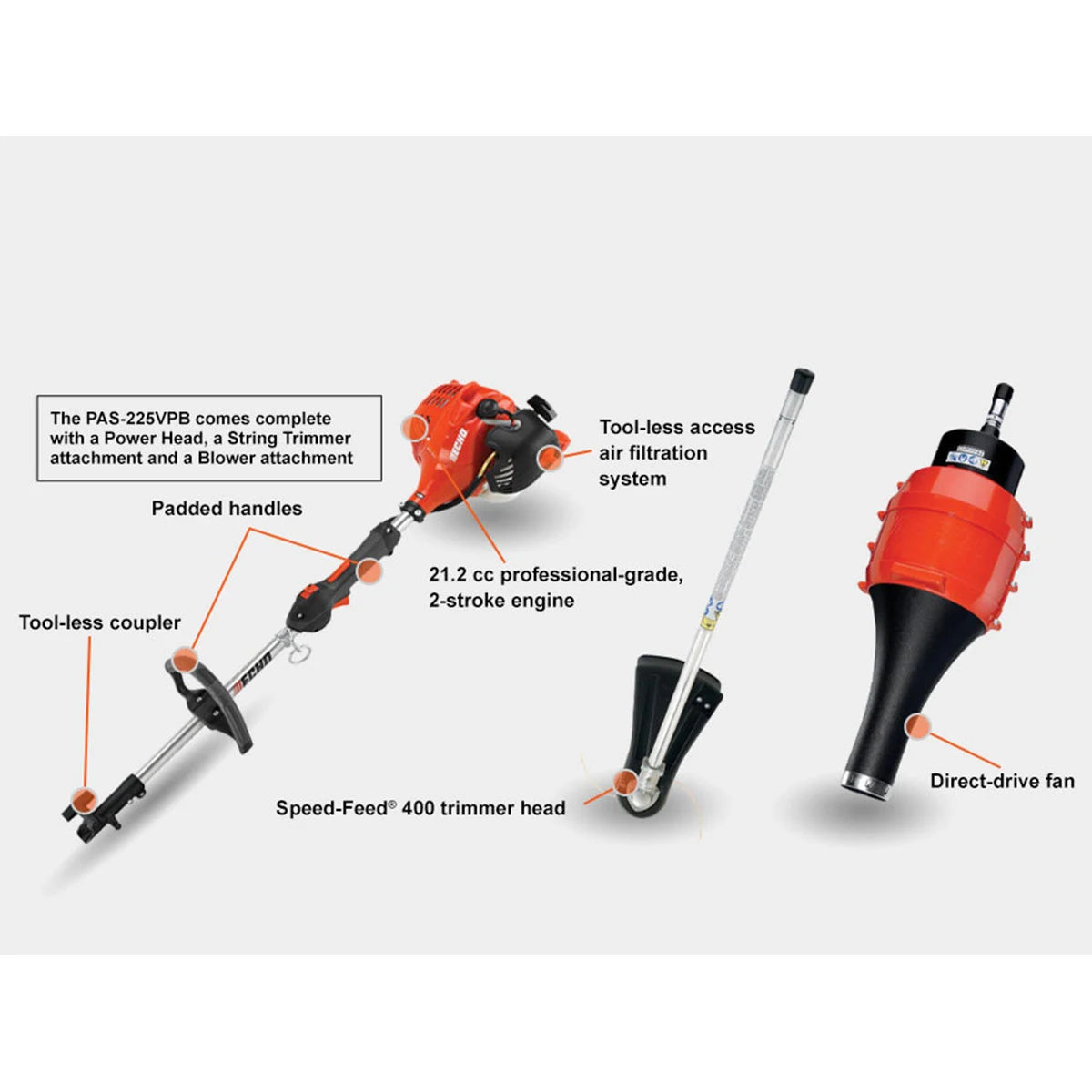 ECHO PAS-225VPB Combo Kit (Blower Attachment)