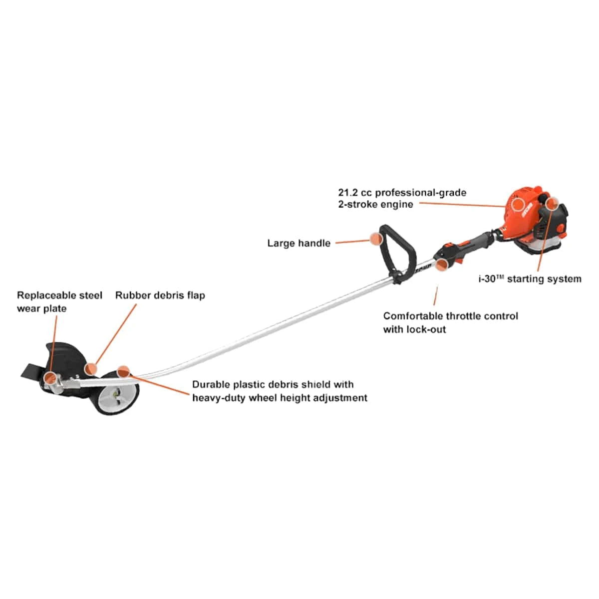 ECHO PE-225 Curved-Shaft Edger Specs