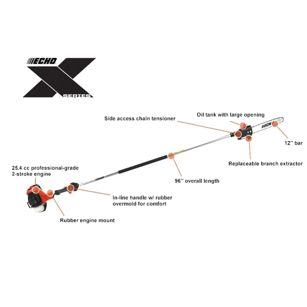 ECHO PPF-2620 Power Pruner Pole Saw