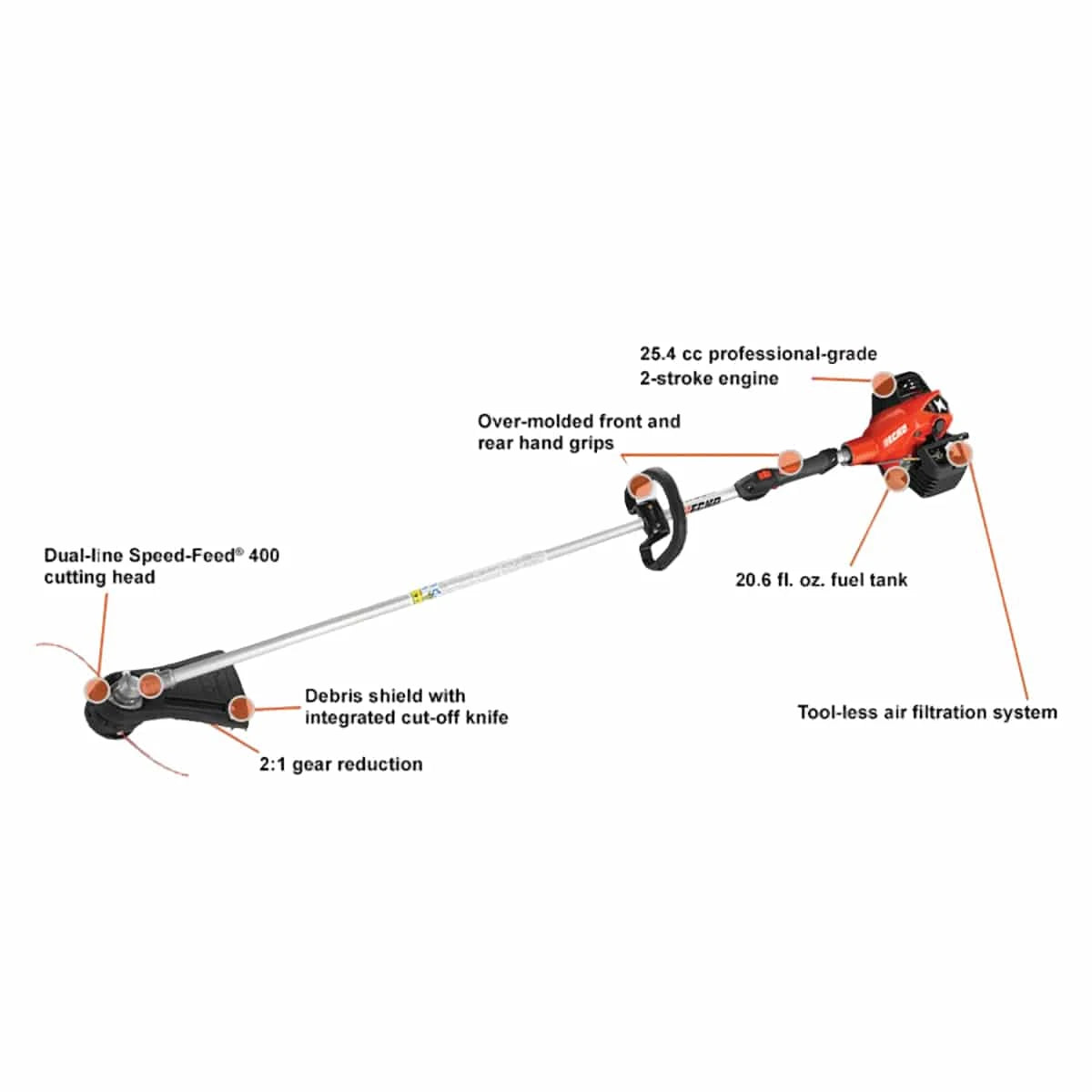 ECHO SRM-2620T Trimmer Specs