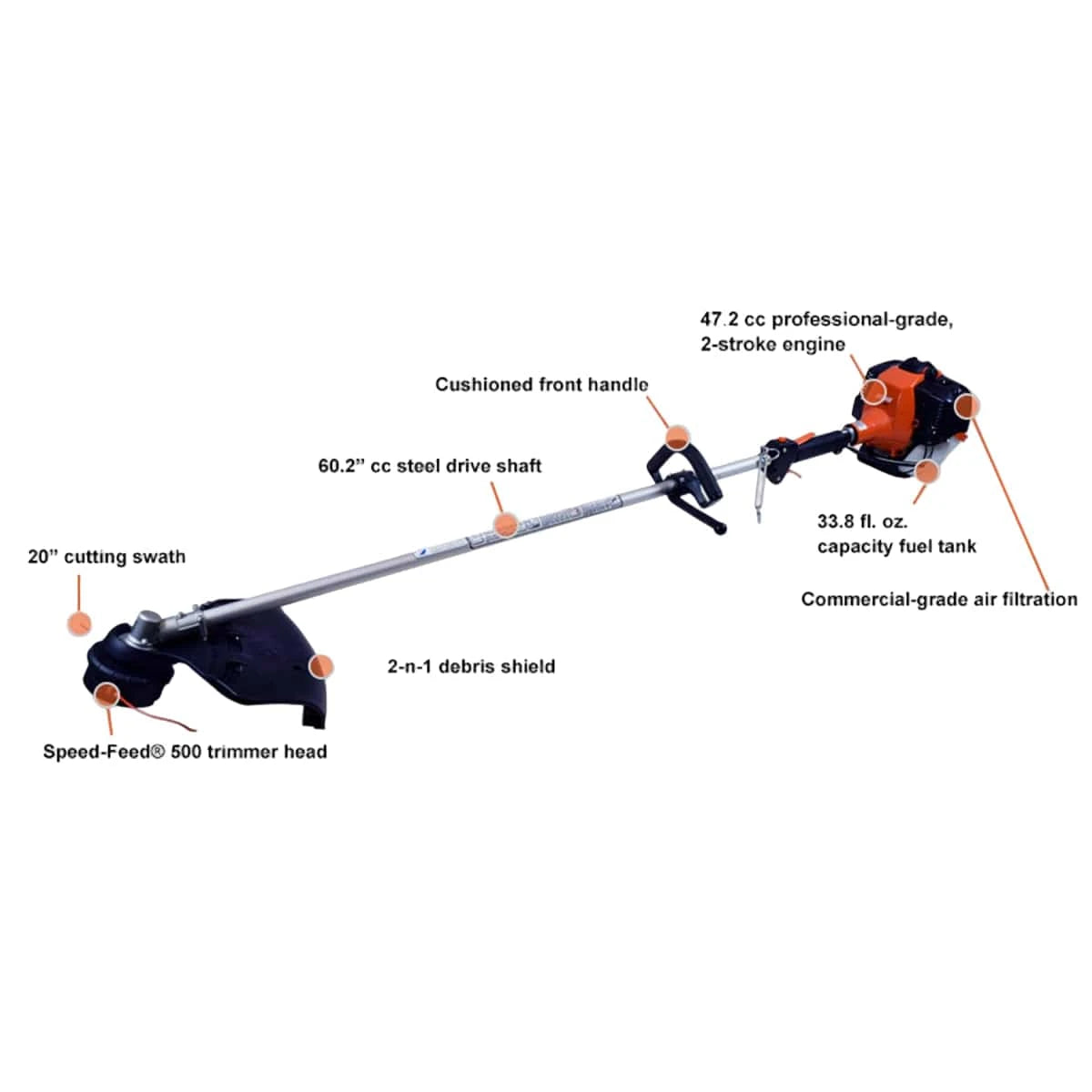 ECHO SRM-410X Trimmer Specs