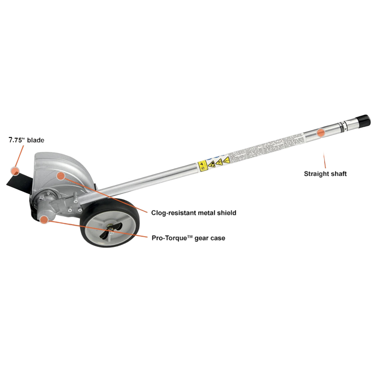 ECHO Straight Shaft Edger Attachment Specs