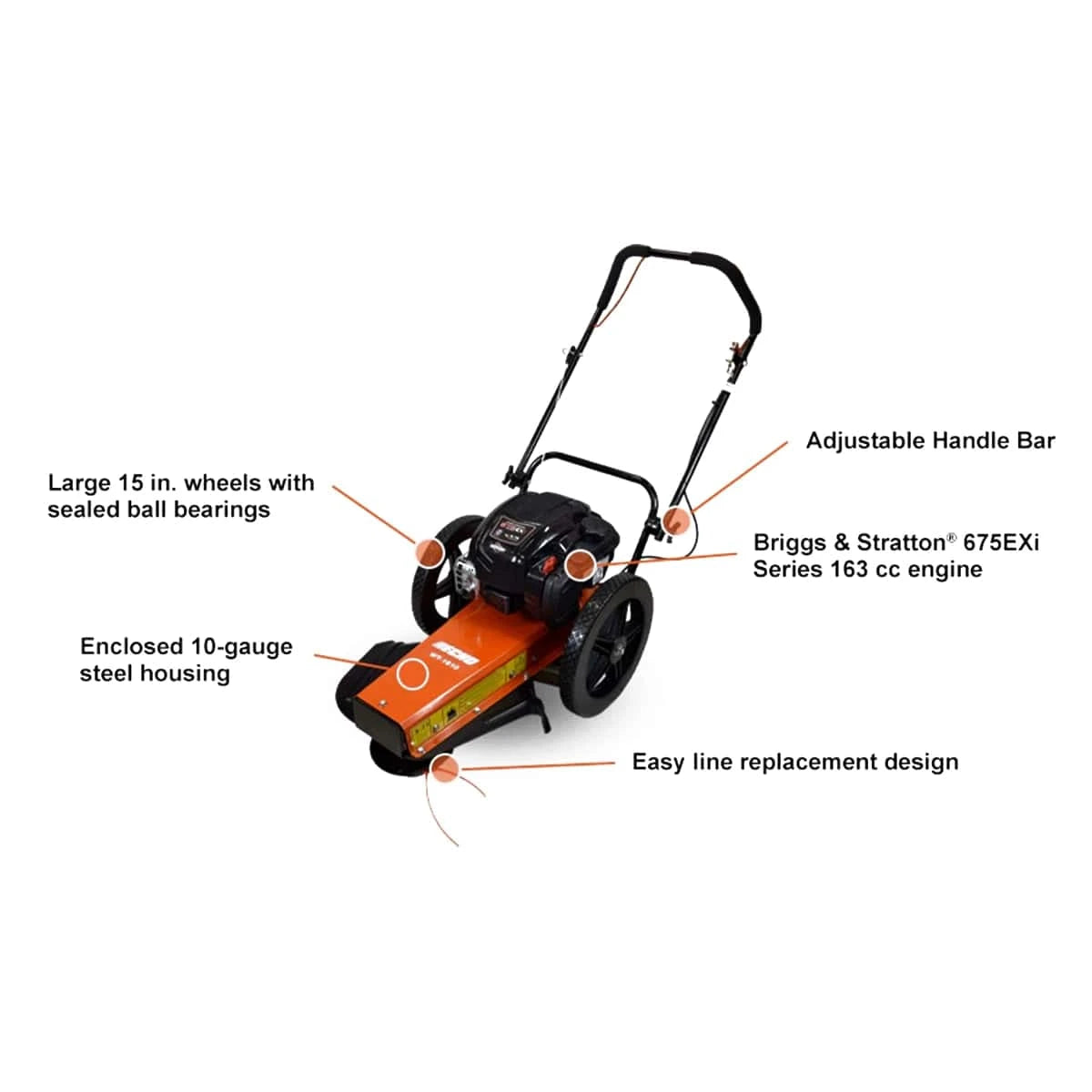ECHO WT-1610 Wheeled Trimmer Specs