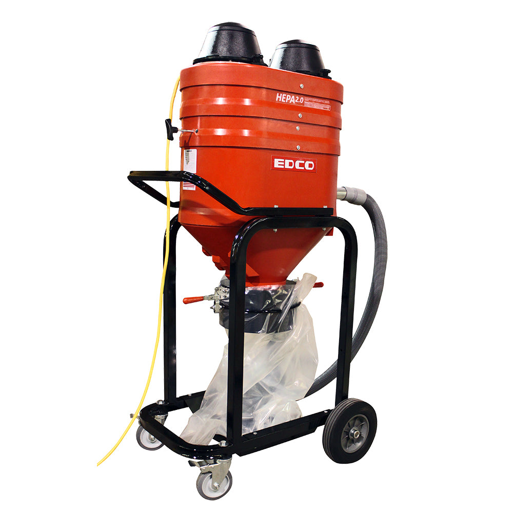 Edco 200 CFM Bagger HEPA Vacuum w/ Hose - Contractors Direct