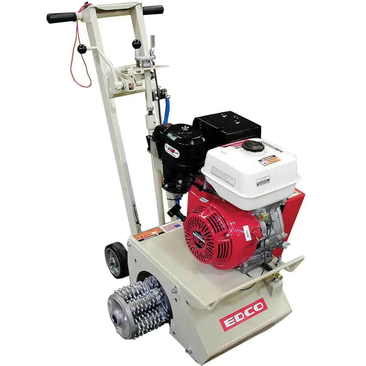 Crete Planer 10" Walk Behind scarifier concrete CPM-10G side loading drum