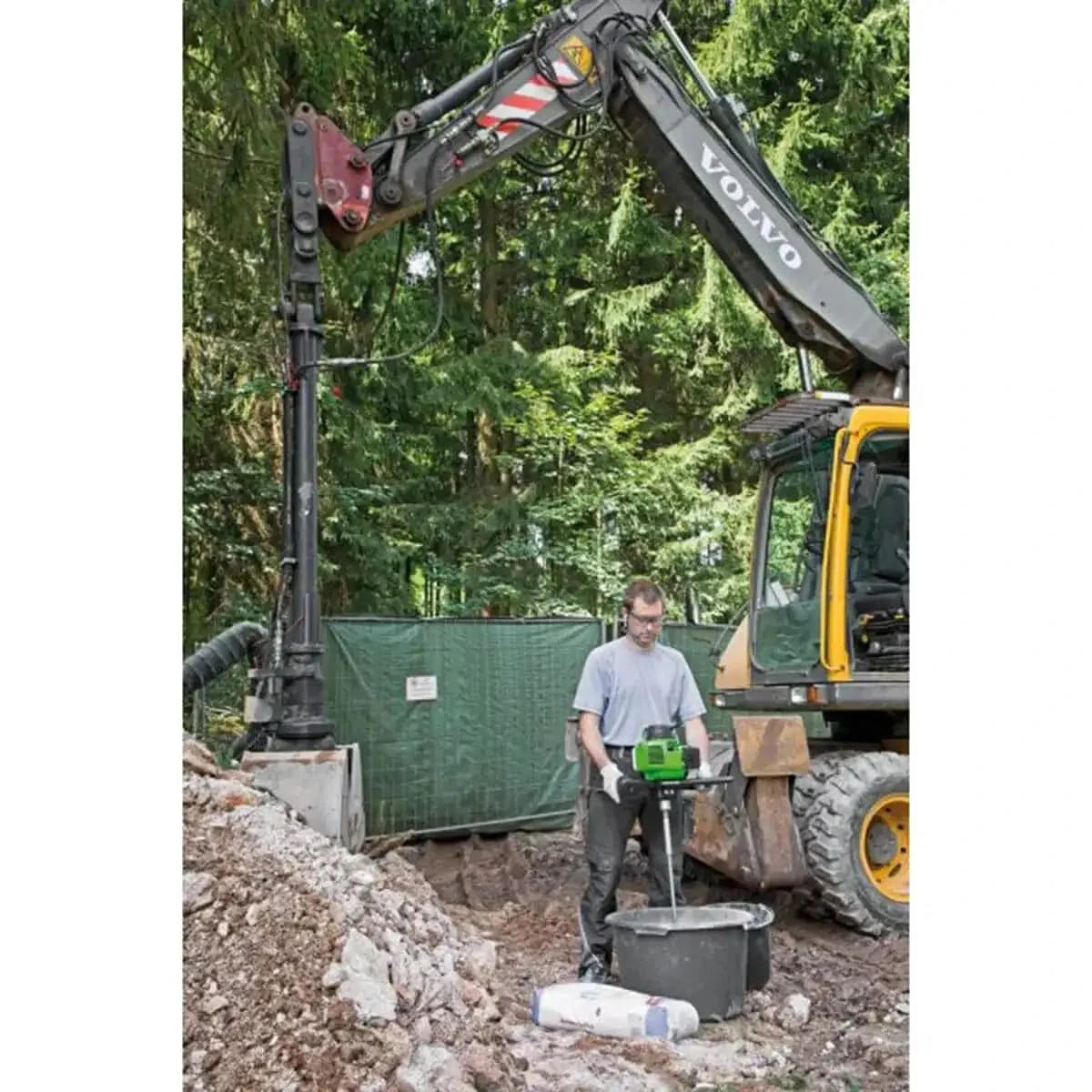 Eibenstock EHR 750 B Gas Powered Jobsite Mixer