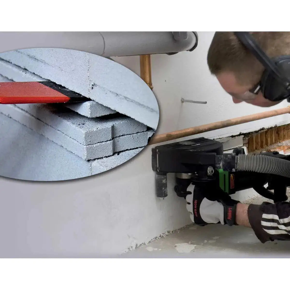 Eibenstock Wall Slotter with Pry Bar