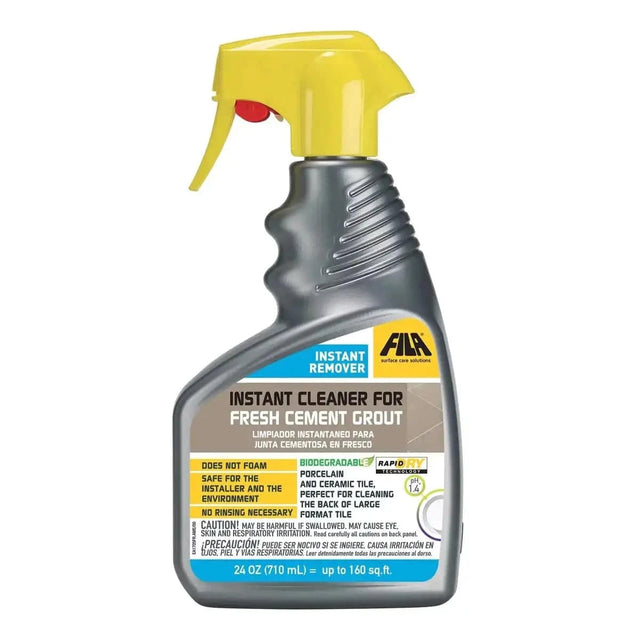 FILA Instant Cleaner for Fresh Cement Grout - 24 oz Bottle