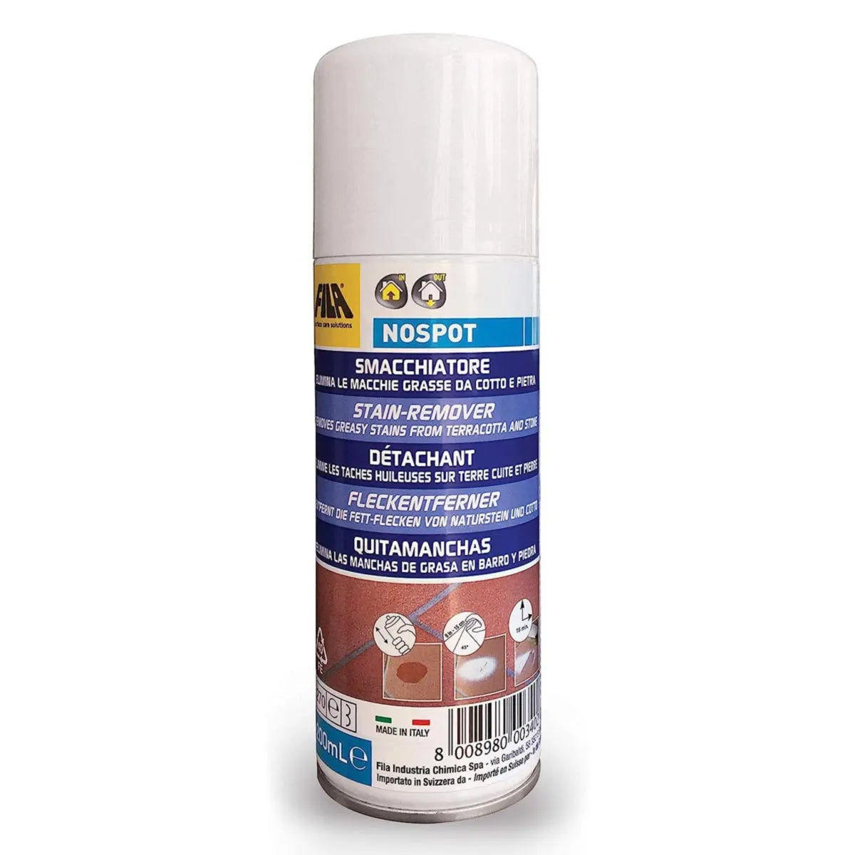 FILA NoSpot Oil Stain Remover - 8.5 OZ Spray Bottle