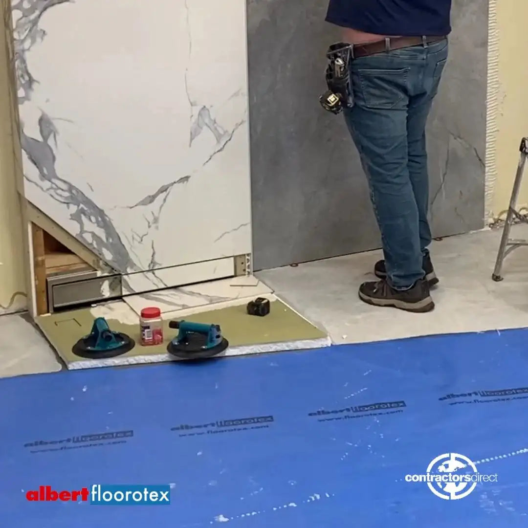 Floorotex in use on a jobsite