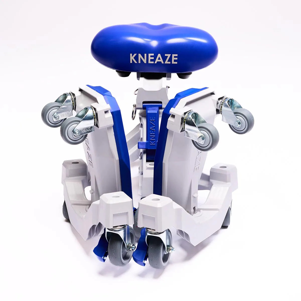Kneaze rolling knee pad is ergonomic and easy to store