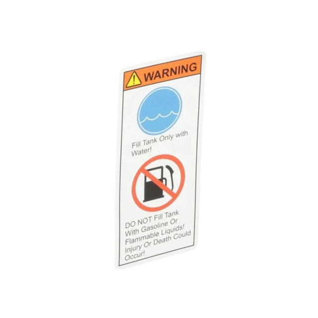 Husqvarna FS 400 LV Water Tank Decal