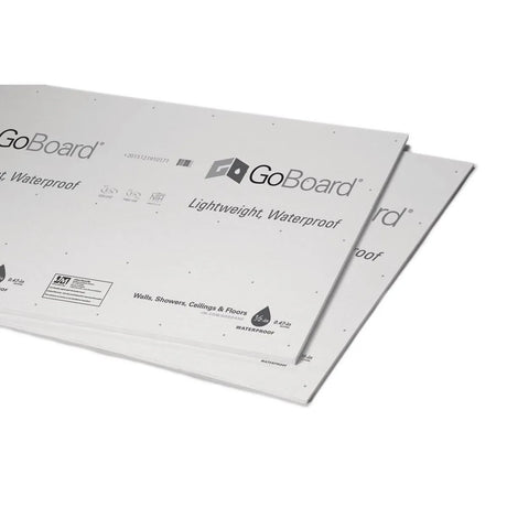 GoBoard Tile Backer Board 1/2" x 3' x 5' - 7 Piece Package