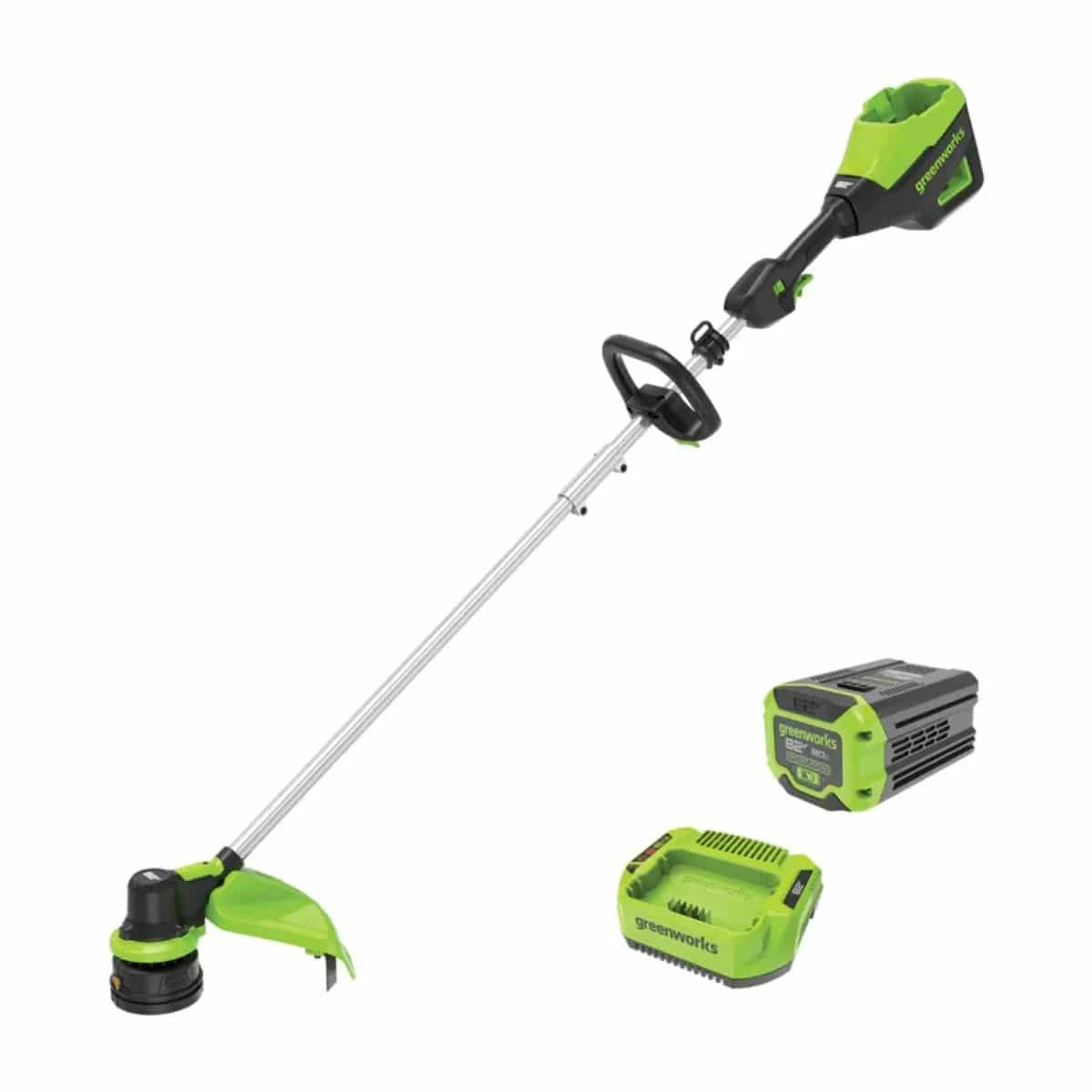 Greenworks 82V String Trimmer with 2Ah Battery & Charger