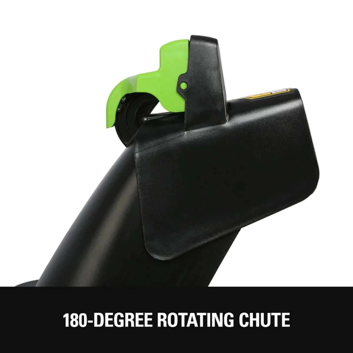 Greenworks 21" Self-Propelled Mower with 4Ah Battery and Charger rotating chute