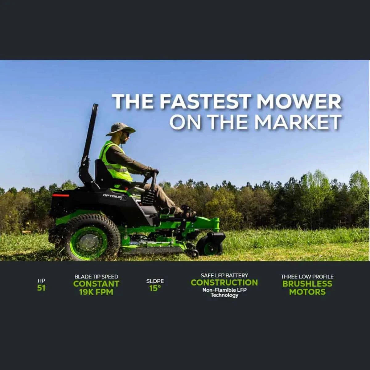 Greenworks OptimusZ 52