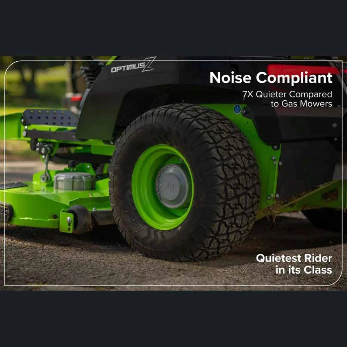 Greenworks OptimusZ 72" Ride-on Mower Noise Compliant