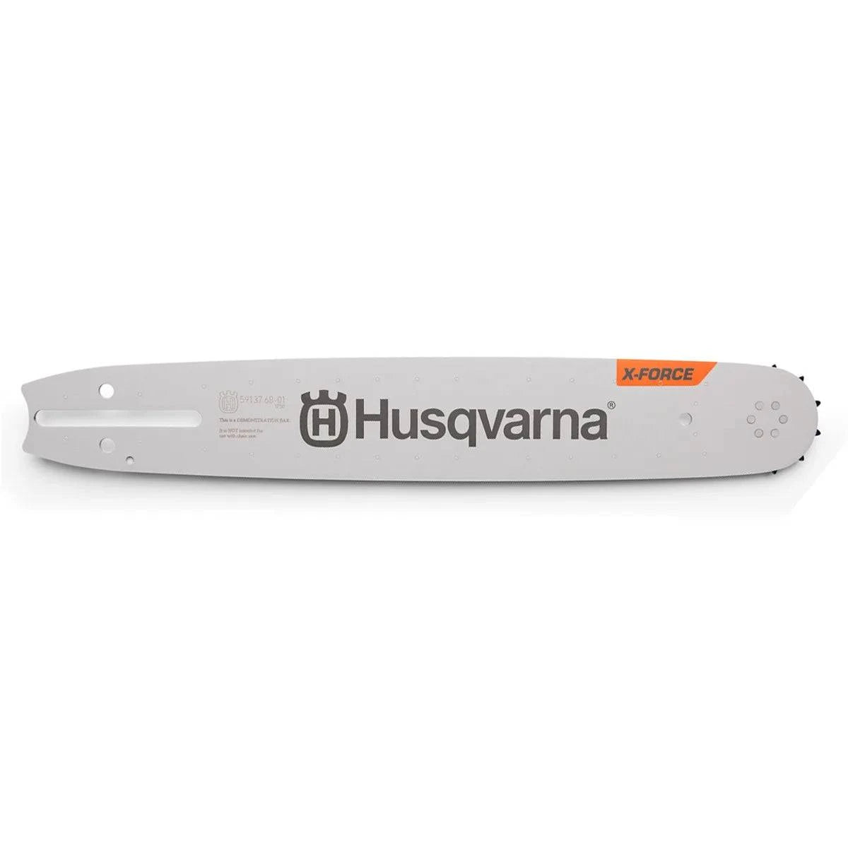 husqvarna 16 inch X-Force Chainsaw Bar, 3/8 inch Mini Pitch, .050 gauge, 52 drive links