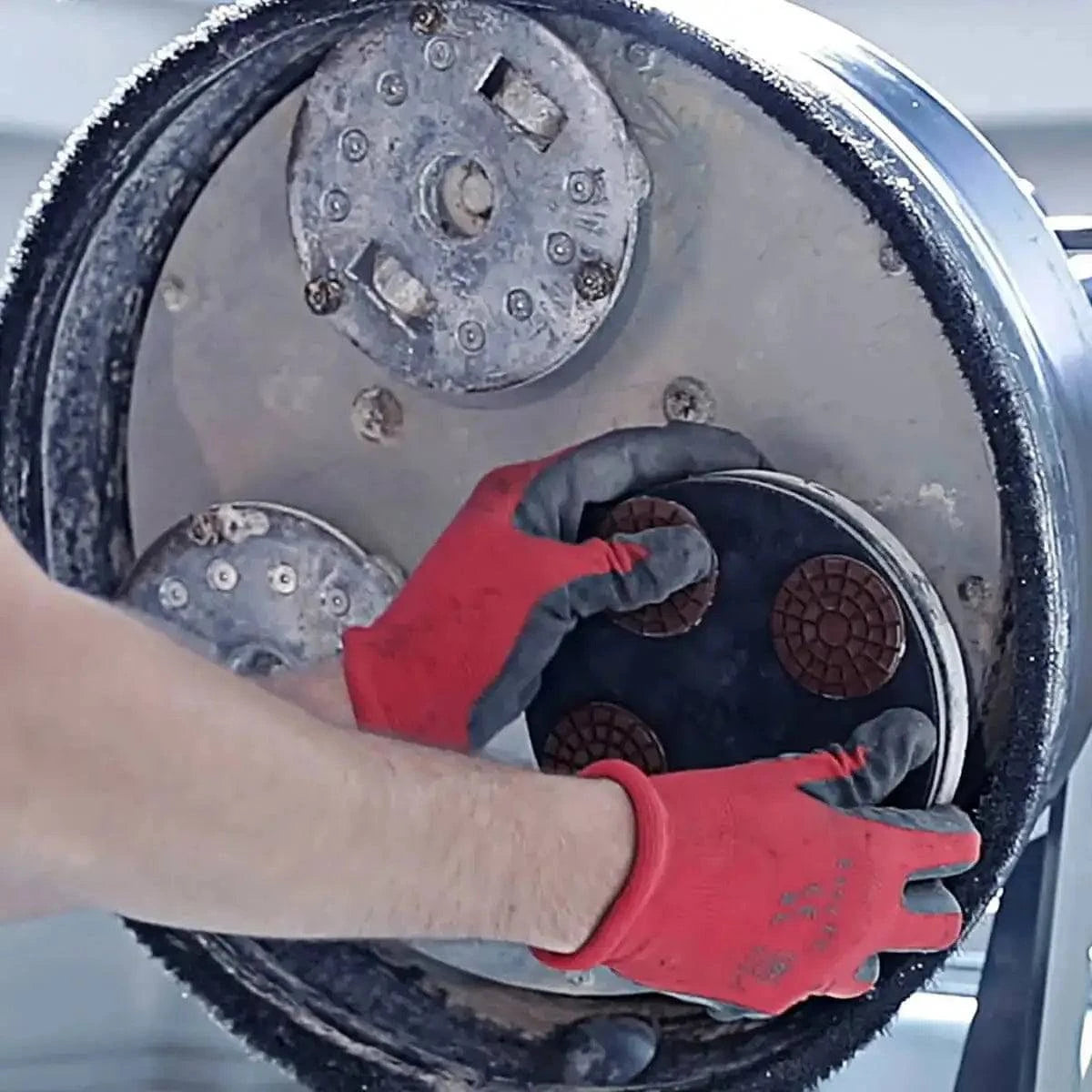 Husqvarna P600 Dry Resin Concrete Pads
