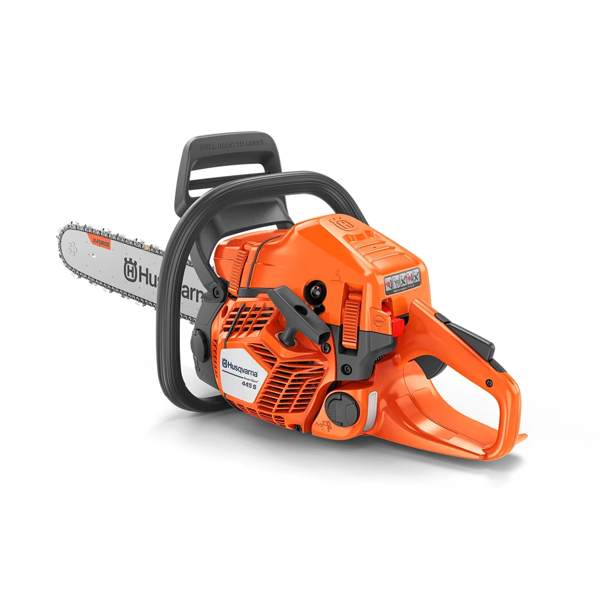 Husqvarna 445S 18" Gas Chainsaw With Smart Start Technology