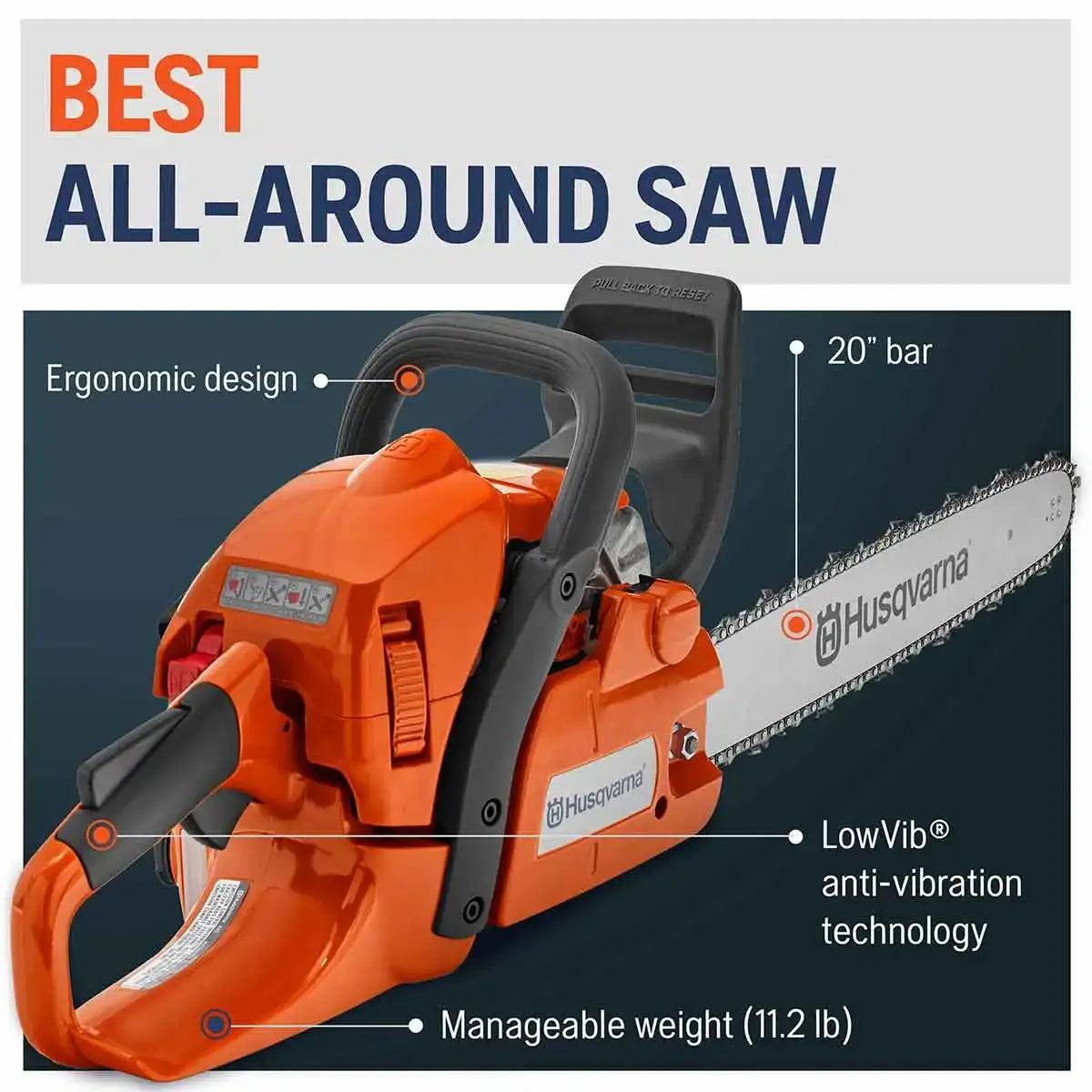 970515618 - 450 Rancher chainsaw