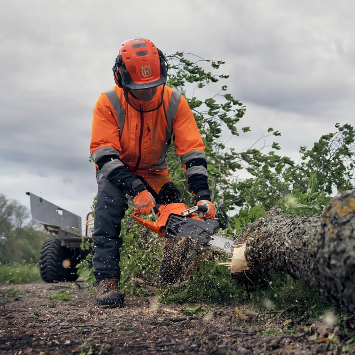 Husqvarna 540 XP Mark III Chainsaw In Use