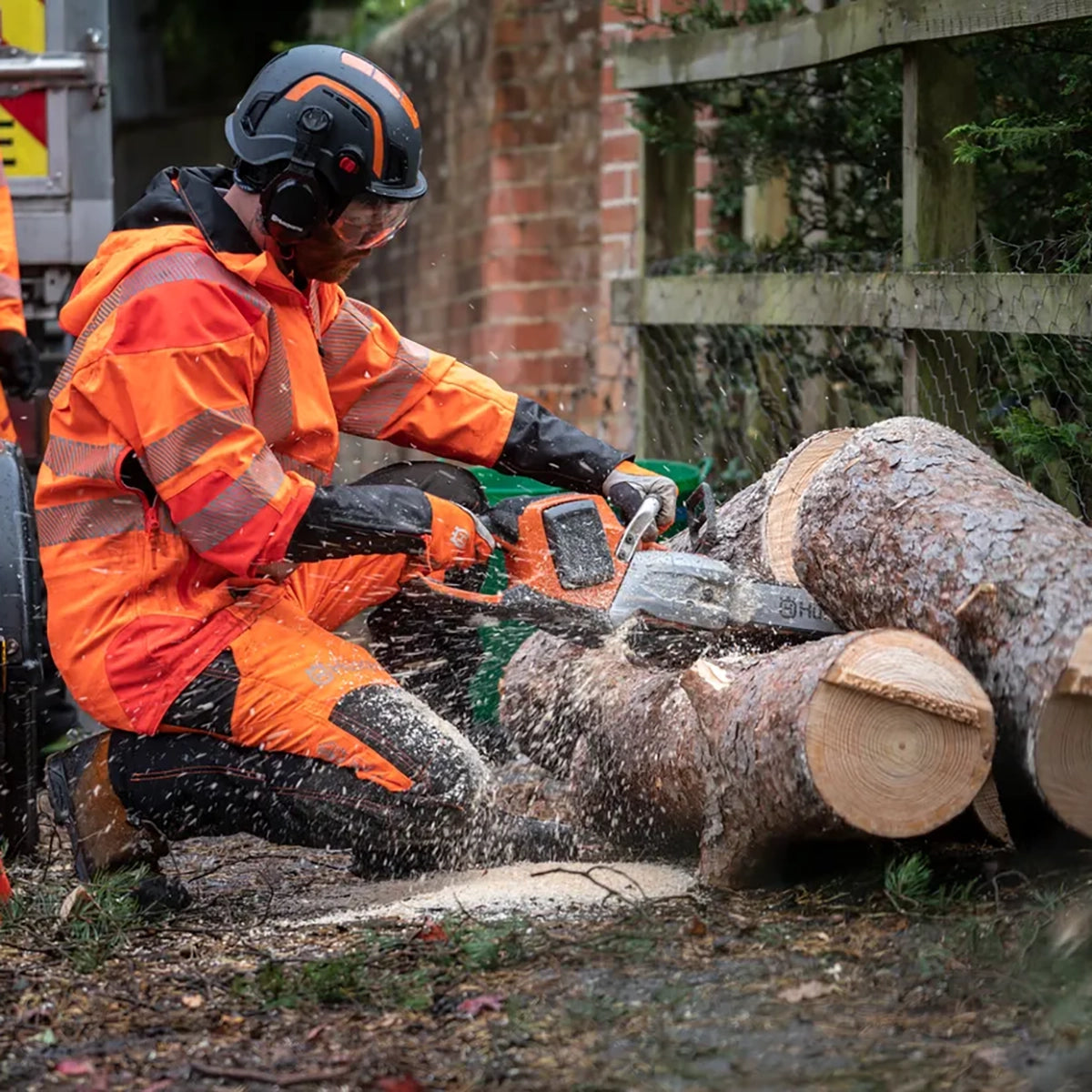 Husqvarna 540i XP Electric Chainsaw In Use