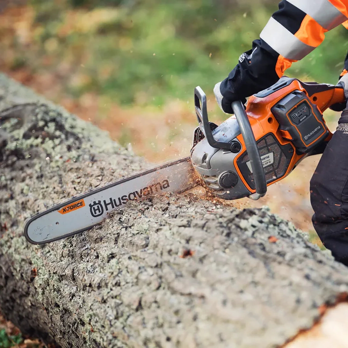 Husqvarna 550i XP G Electric Chainsaw Tool Only In Use