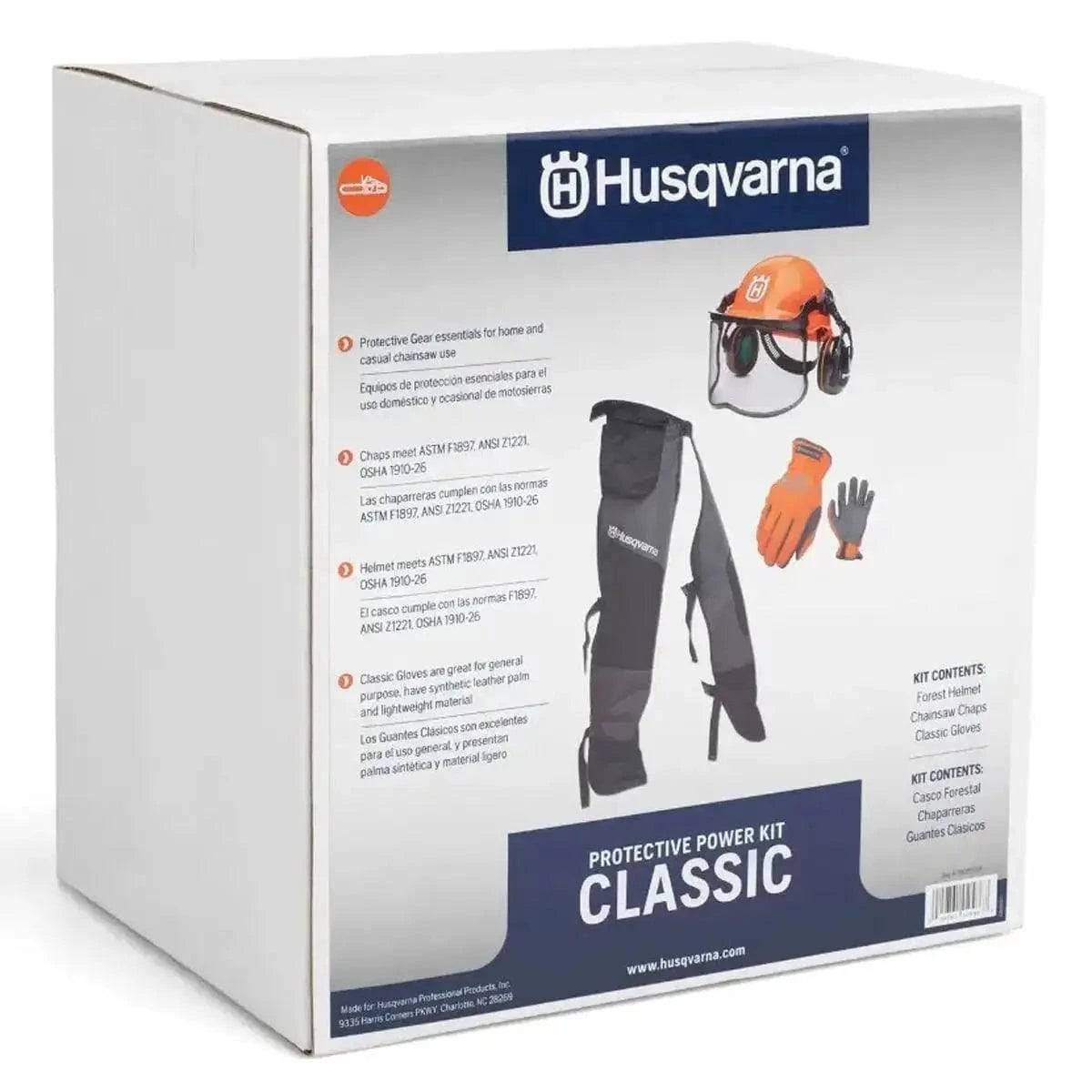 Husqvarna CLASSIC 保護用チャップス ONE SIZE Husqvarna Classic Chaps Type A Class 1 - Irish Forestry Products