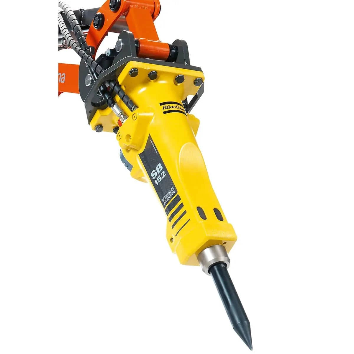 Husqvarna DXR Demolition Robot with SB 152 Breaker Attachment