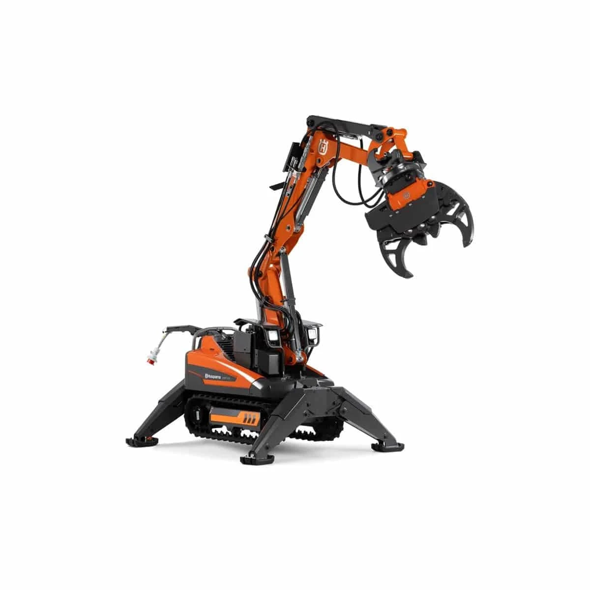Husqvarna DXR145 Remote Controlled Demo Robot with attachment accessory