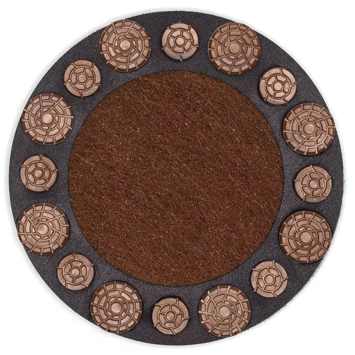 593946817 husqvarna 14" HIPERFLEX TRW 600 Grit diamond pad for concrete trowel