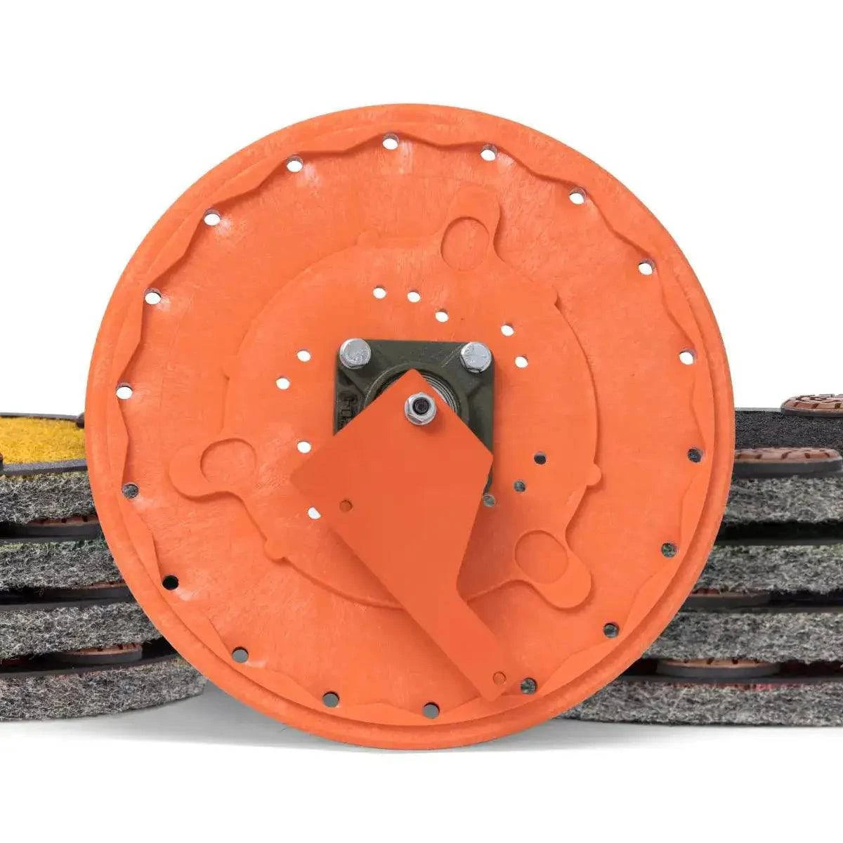 593946821 Husqvarna HiperTrowel Pad Driver 14" with gyro bearing for ride-on trowel