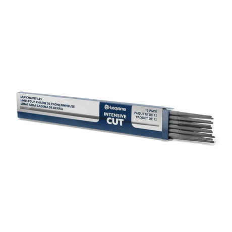 Husqvarna 4.8 mm Intensive Cut Chainsaw Round Files (12-Pack)